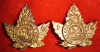 MC27 - The Duke of York's Royal Canadian Hussars Collar Badge Pair